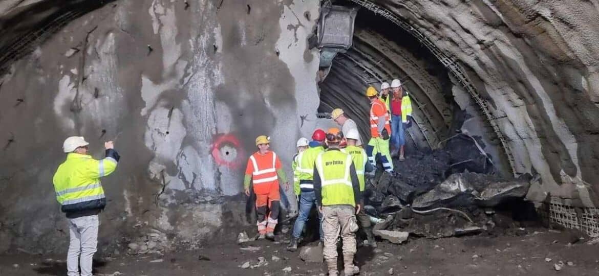 Tunel w masywie Baraniej Góry - budowa drogi ekspresowej