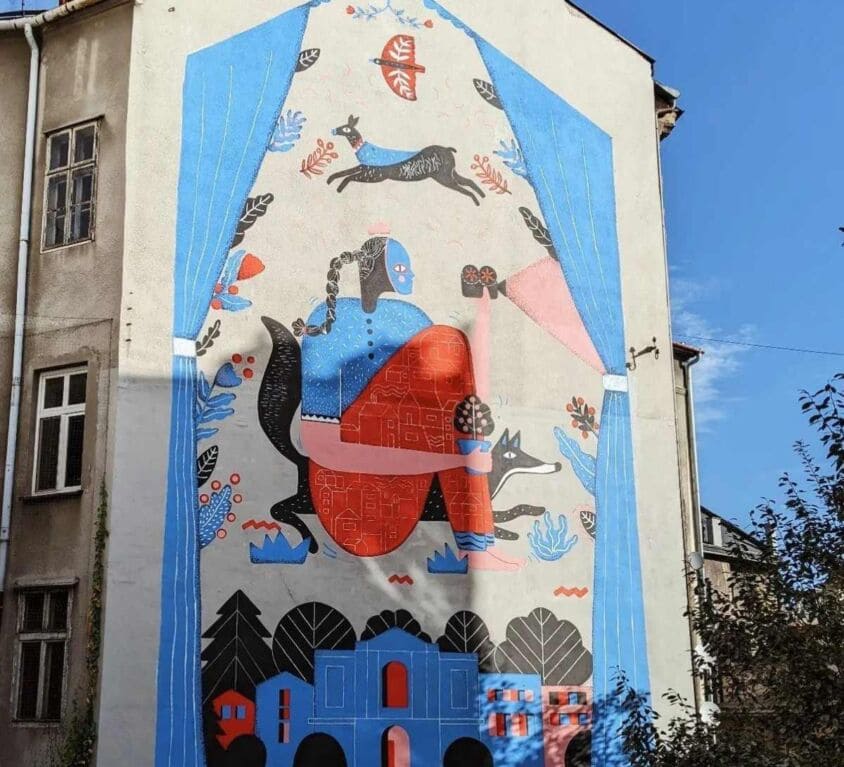 Nowy mural przy Teatrze Polskim!