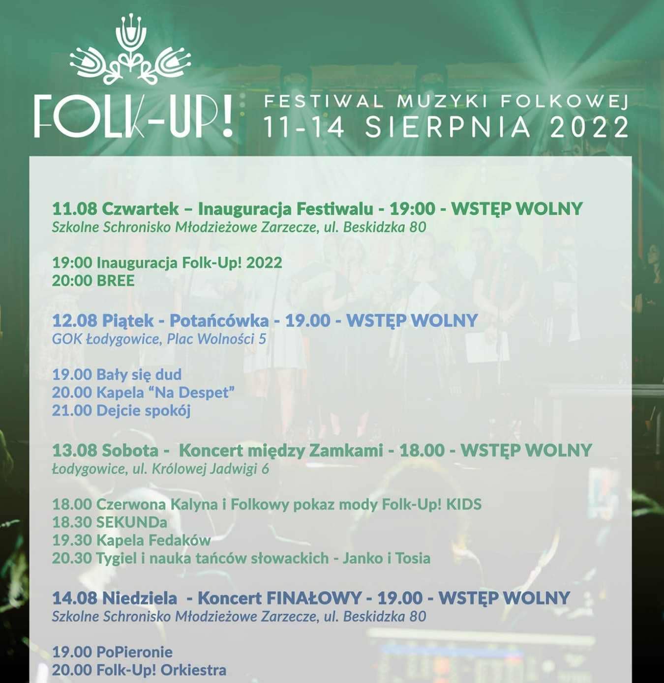 Folk Up, czyli druga edycja festiwalu folkowego w Łodygowicach