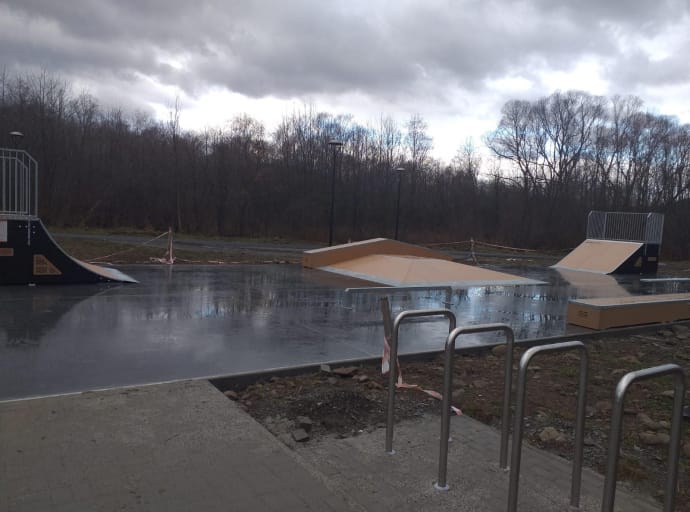 Skate Park w Jeleśni - drugi etap budowy