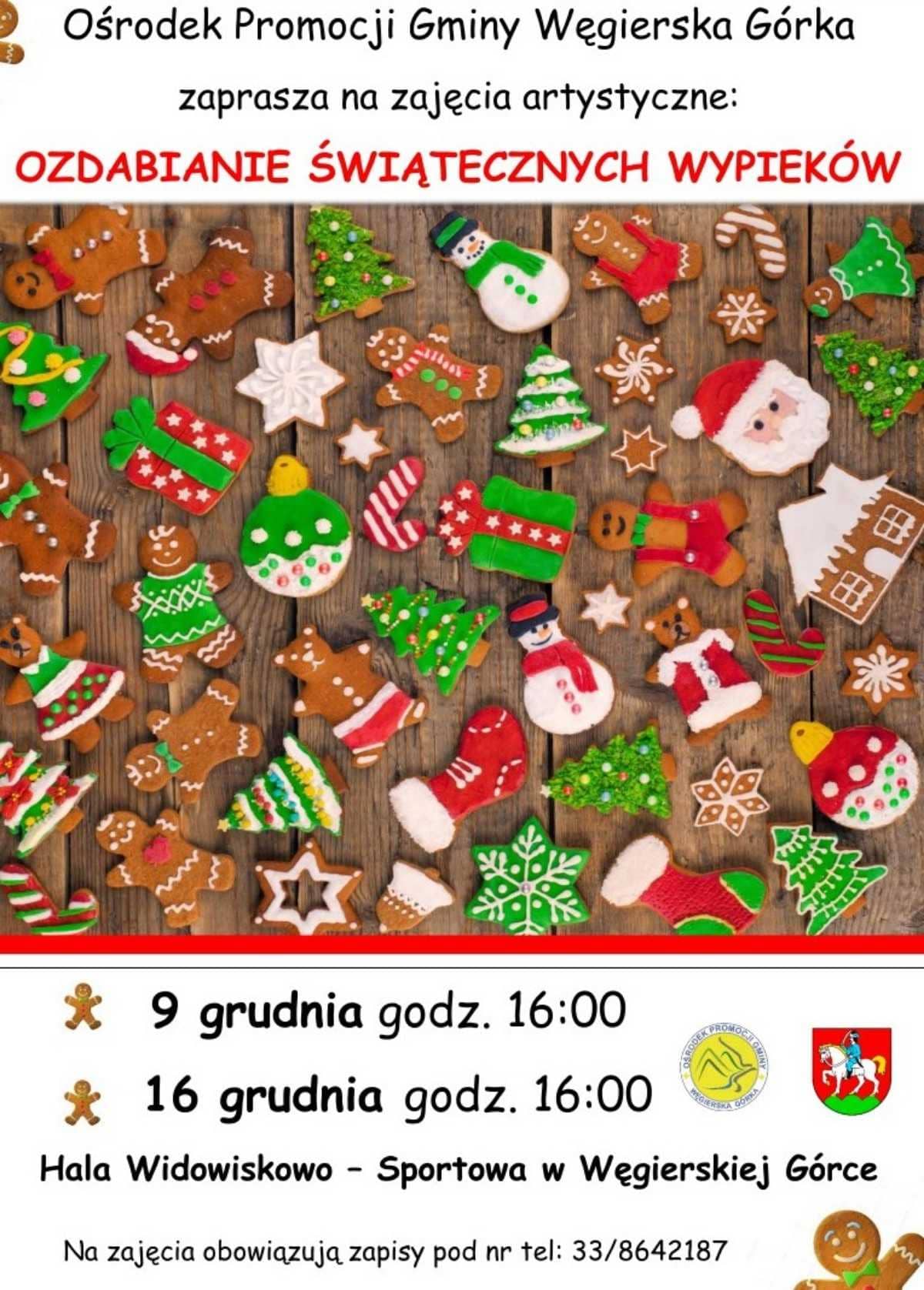 Ozdabianie świątecznych wypieków w OPG Węgierska Górka