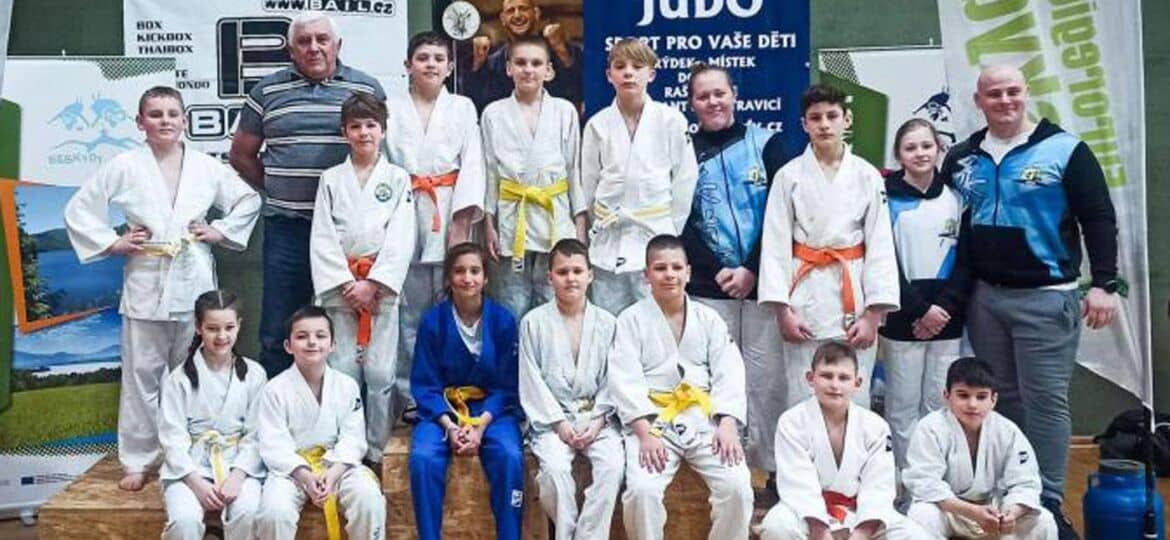 KS Cieszyn na 7. miejscu w czeskich zawodach w Judo
