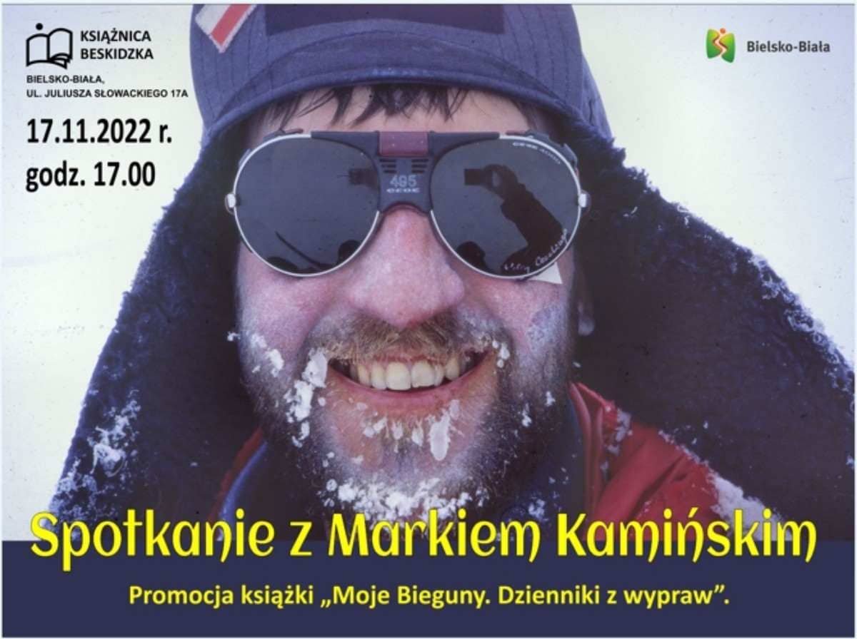 Marek Kamiński - spotkanie w Książnicy Beskidzkiej