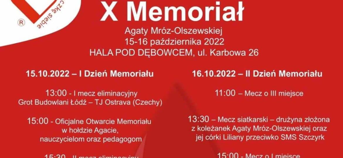 Memoriał im. Agaty Mróz-Olszewskiej Fundacji Kropla Życia