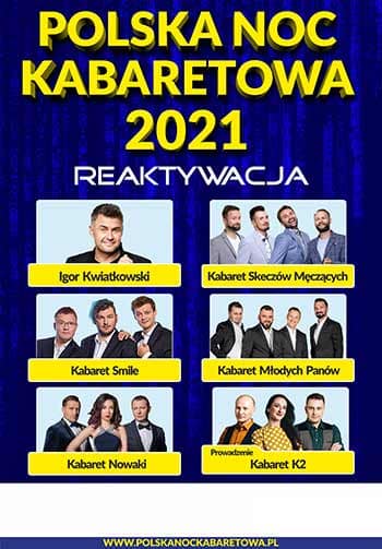 Polska Noc Kabaretowa 2021 w Bielsku-Białej